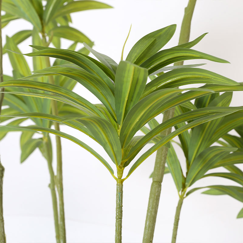 plantas en macetas de eucalipto artificial