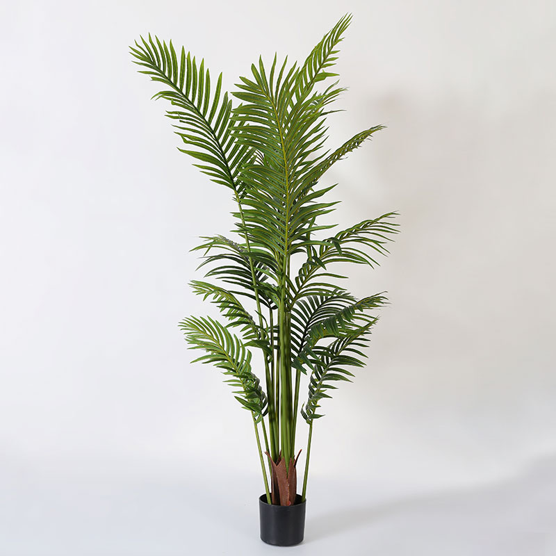 Plantas de imitación para la decoración del hogar Árbol de Chrysalidocarpus lutescens artificial de interior