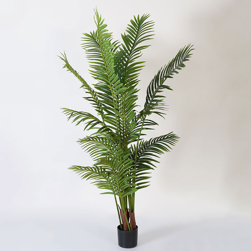 Plantas de imitación para la decoración del hogar Árbol de Chrysalidocarpus lutescens artificial de interior