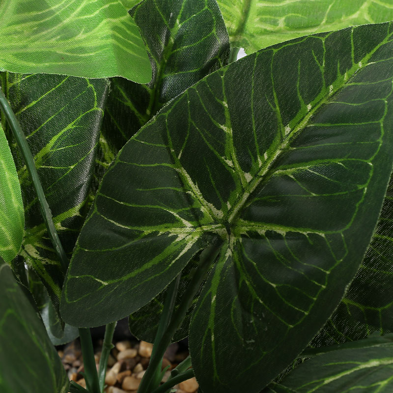 planta en maceta artificial Philodendron 'Platinum'