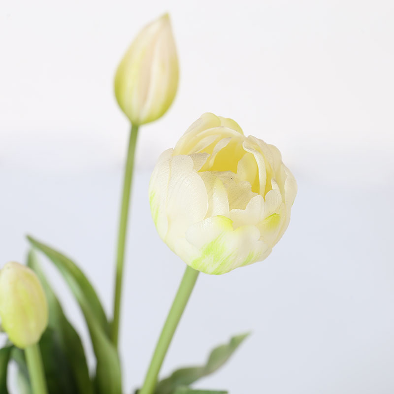 Tulipa blanca artificial gesneriana